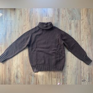 Olive Clothing brown wool sweater